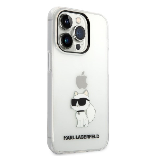 Etui KARL LAGERFELD Apple iPhone 14 Pro IML NFT Choupette Bezbarwny Hardcase