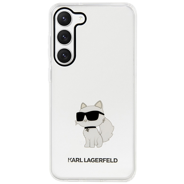 Etui Karl Lagerfeld Klhcs23shnchtct S23 S911 Transparent Hardcase Ikonik Choupette Case