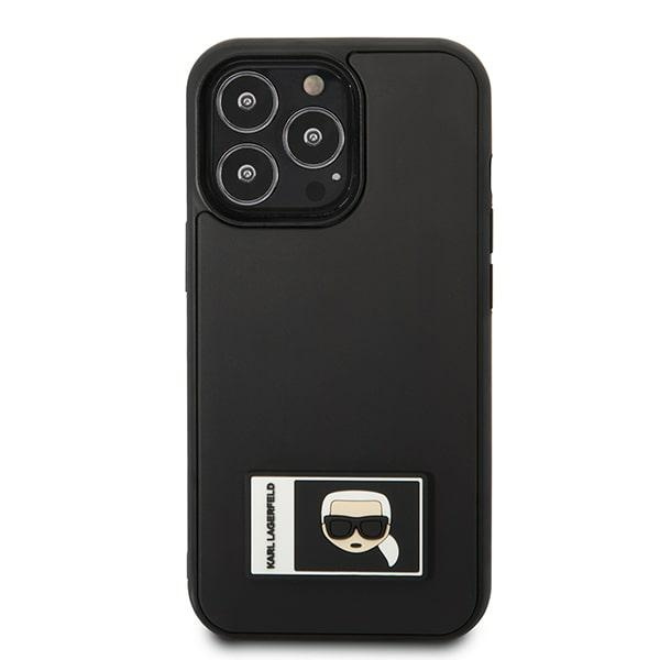 Etui KARL LAGERFELD Apple iPhone 13 Pro Ikonik Patch Czarny Hardcase