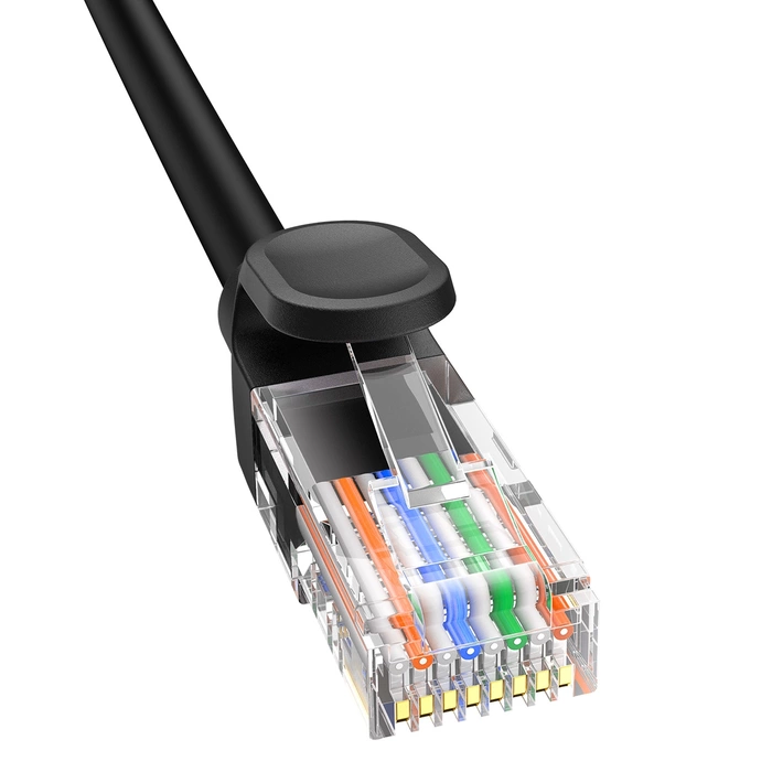 Kabel sieciowy Baseus Ethernet CAT5, 3m (czarny)