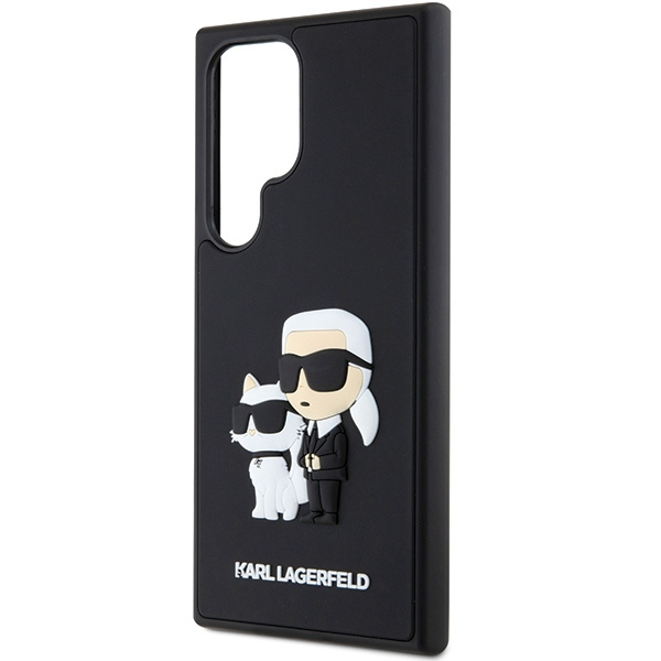 Etui Karl Lagerfeld KLHCS24L3DRKCNK Samsung Galaxy S24 Ultra S928 czarny/black hardcase 3D Rubber Karl&Choupette Case