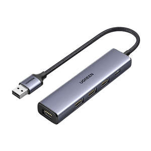 Hub UGREEN 5w1 Adapter, USB do 4x USB 3.0 CM473