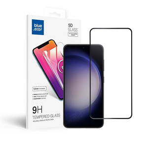 Szkło hartowane do Samsung Galaxy S23 (full glue / case friendly) Blue Star 5D czarne