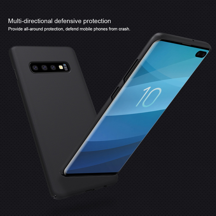 Etui NILLKIN SUPER FROSTED SHIELD SAMSUNG S10+ Plus BLACK 