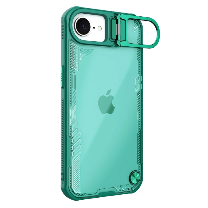 Etui Nillkin iPhone 16e Iceblade Prop z podstawką Zielone