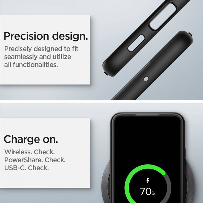 ETUI SPIGEN Ultra Hybrid Samsung Galaxy S22 Frost Black