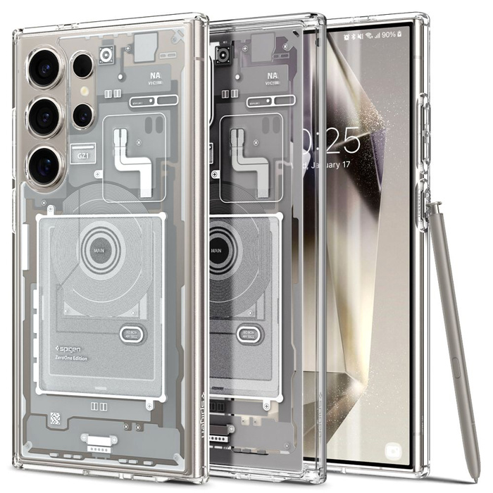 Etui Spigen Ultra Hybrid Galaxy S24 Ultra Zero One White Case