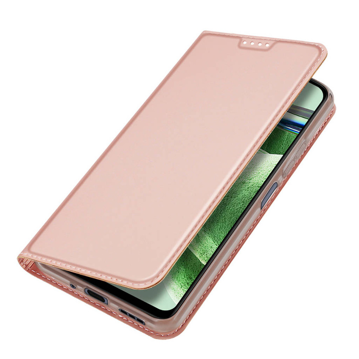 Etui Dux Ducis Skin Pro etui do Xiaomi Redmi Note 12 Pro / Poco X5 Pro 5G pokrowiec z klapką portfel na kartę podstawka różowe Case