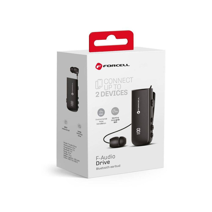 Słuchawka bluetooth Forcell F-Audio Drive EarBud czarna