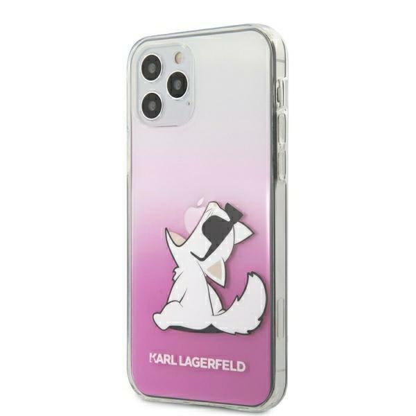 Etui KARL LAGERFELD Apple iPhone 12 Pro Max Choupette Fun Różowy Hardcase