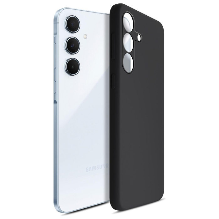 Etui 3MK Silicone Case do Samsung Galaxy A55 5G czarny