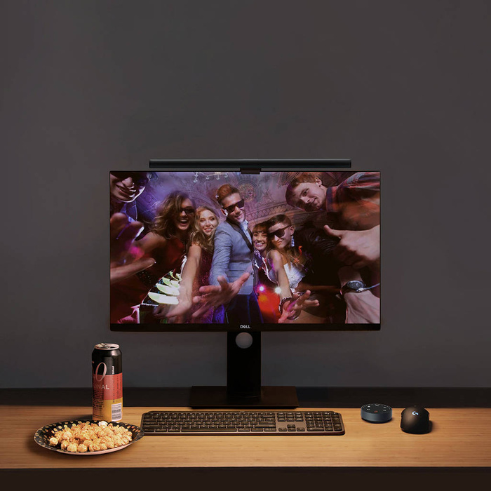 Choetech Elesense biurowa bezprzewodowo sterowana lampka LED oświetlenie na monitor czarny (E1129)