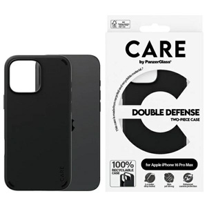 Etui CARE by PanzerGlass Feature Double  Defense Case iPhone 16 Pro Max 6.9" czarny/black 1336
