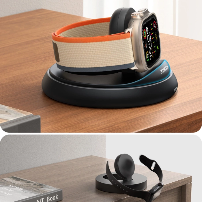 Ładowarka Joyroom JR-W12 indukcyjna składana do zegarków Apple Watch - czarna