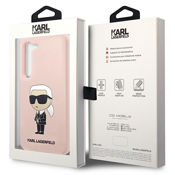 Etui Karl Lagerfeld Silicone Nft Ikonik - Etui Samsung Galaxy S23 Plus (różowy) Case