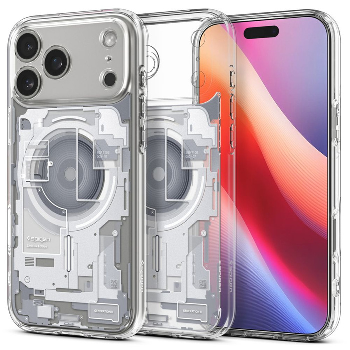 ETUI SPIGEN IPHONE 17 PRO ULTRA HYBRID MAG MAGSAFE ZERO ONE WHITE