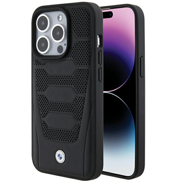 Etui Bmw Bmhcp15x22rpsk Iphone 15 Pro Max 6.7" Czarny/black Leather Seats PatternCase