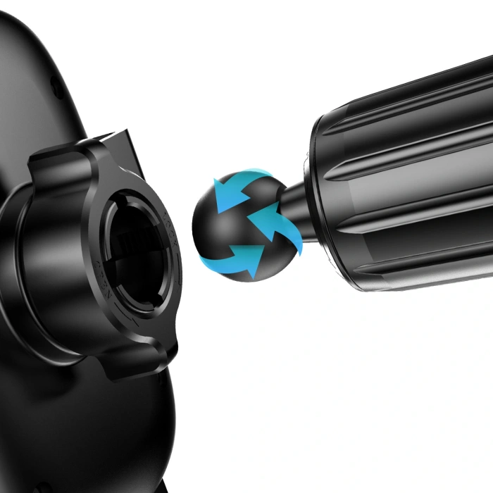 Uchwyt samochodowy Dudao F5N+ grawitacyjny z przyssawką na szybę lub deskę rozdzielczą - czarny