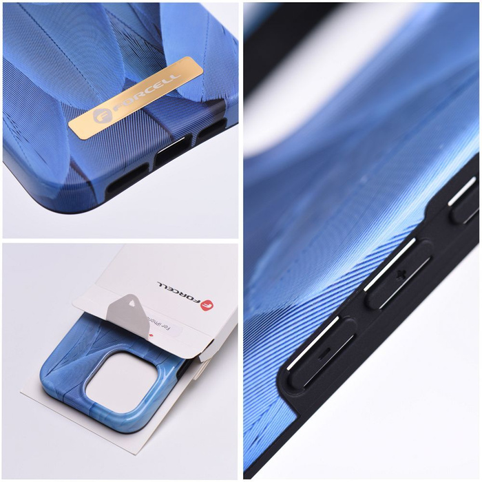 FORCELL F-PROTECT Mirage futerał kompatybilny z MagSafe do IPHONE 15 Pro Max blue bird