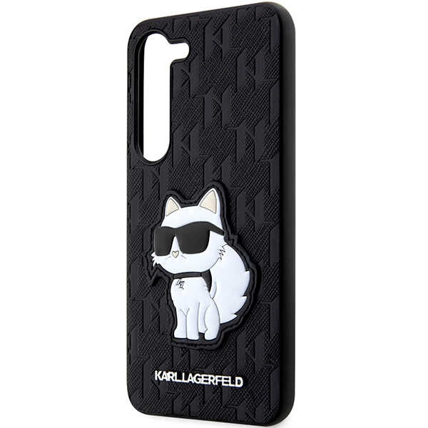 Etui Karl Lagerfeld KLHCS23MSAKLHCPK S23 Plus S916 hardcase czarny/black Saffiano Monogram Choupette Case