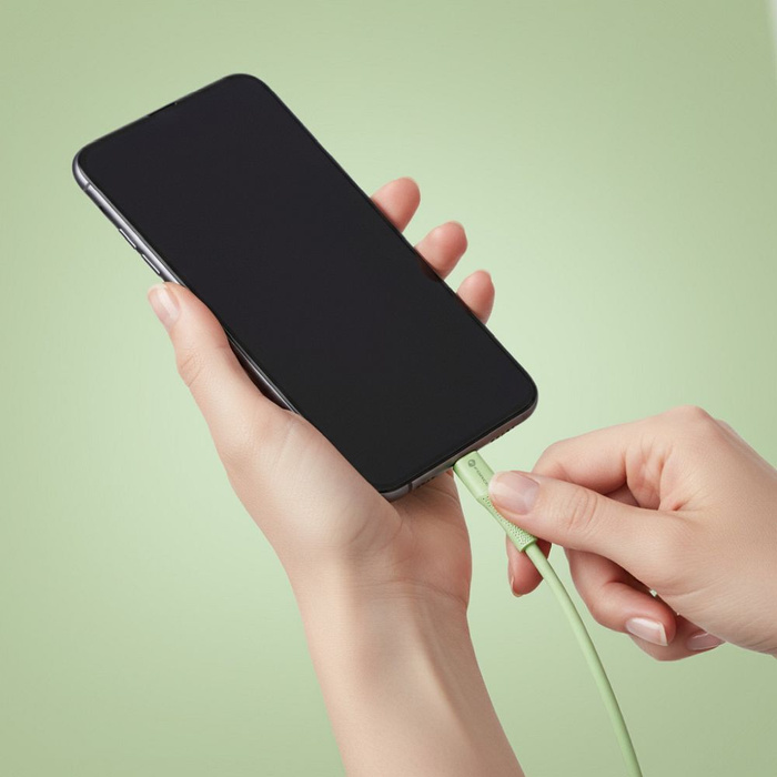 Kabel USB C do Lightning Forcell F-Energy PD 3A 27W Silicone 1 m C346 zielony