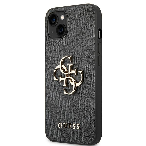 Etui GUESS Apple iPhone 14 4G Big Metal Logo Szary Hardcase
