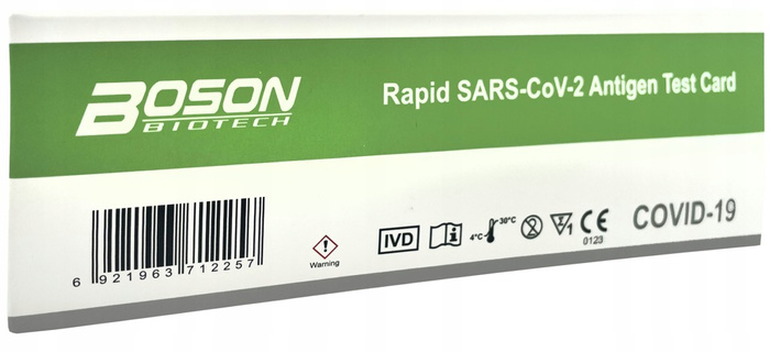 Test Covid BOSON Szybki test antygenowy COVID-19 Omikron Delta 