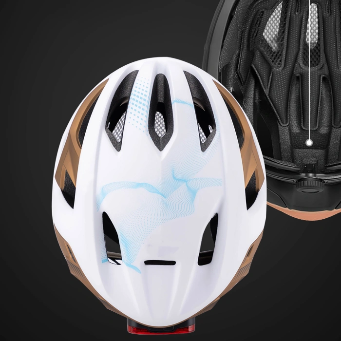 Kask rowerowy szosowy Wozinsky ultralekki M - taupe