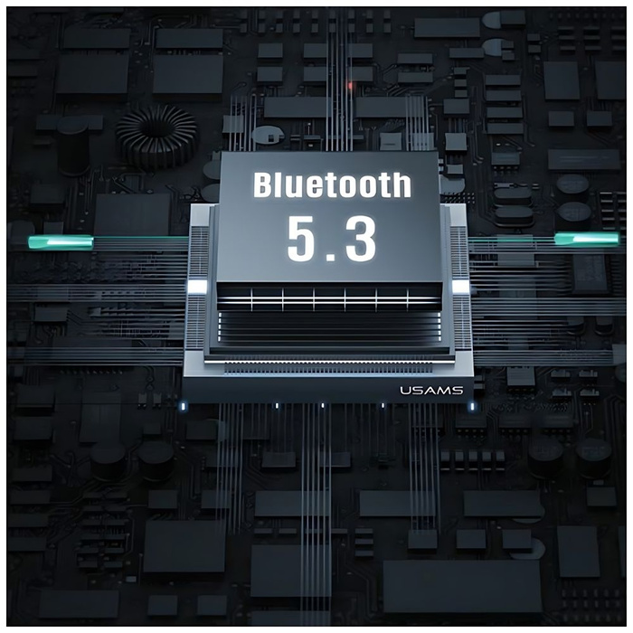 USAMS Słuchawki Bluetooth 5.3 TWS X-Don Series Dual mic ENC bezprzewodowe biały/white BHUXD02 (USAMS-XD18)
