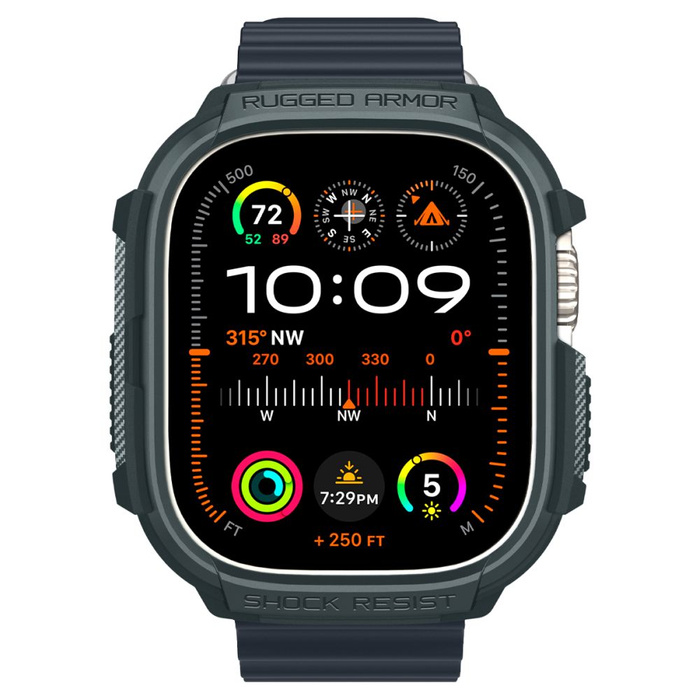 Etui Spigen Rugged Armor Apple Watch Ultra 1 / 2 (49 Mm) Abyss Green