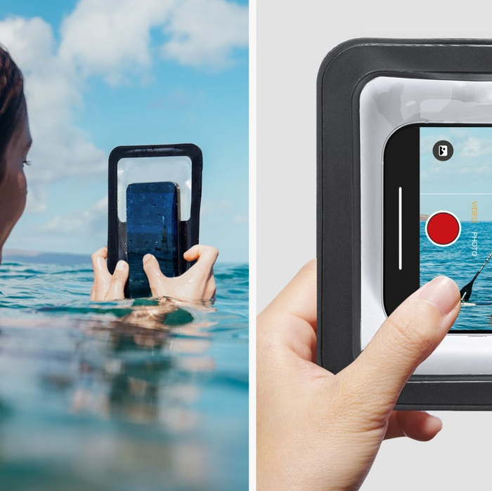 ETUI WODOODPORNE SPIGEN A603 UNIWERSALNE WATERPROOF CASE CZARNE