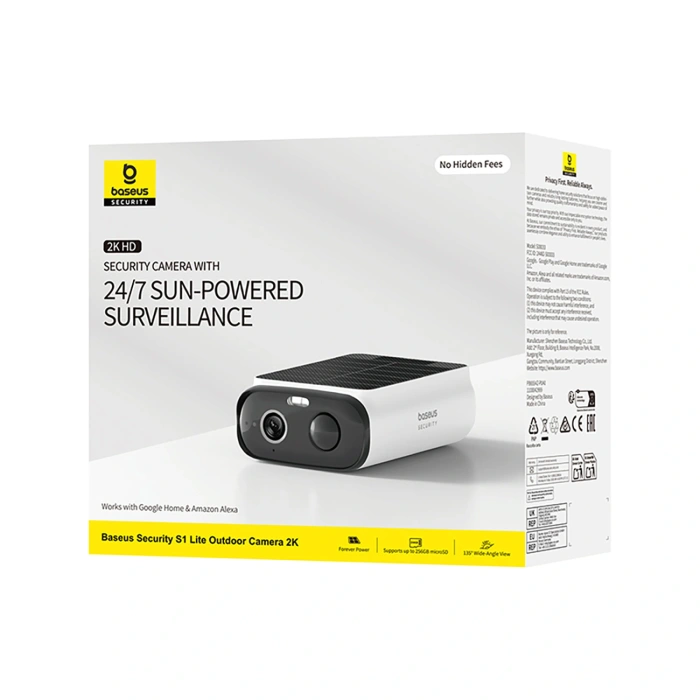 Kamera zewnętrzna Baseus Security S1 Lite 2K - biała