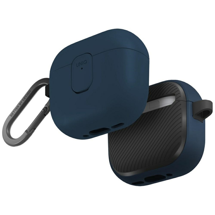 Etui UNIQ AirPods 4 Clyde Lock Case Niebieski