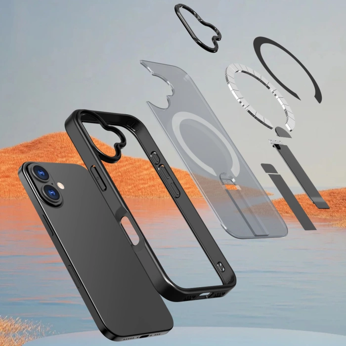 Etui Hybrid Armor X iPhone 17 MagSafe Czarne