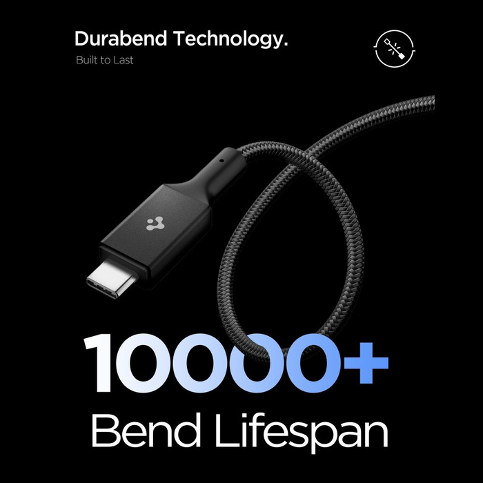 KABEL USB-C SPIGEN EB24015CC ESSENTIAL 240W 150CM CZARNY