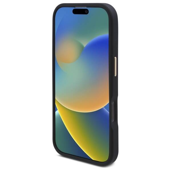 Etui Guess iPhone 16 Pro Max 6.9" czarny/black hardcase 4G Logo Plate MagSafe