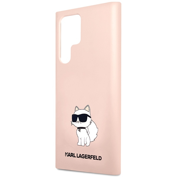 Etui Karl Lagerfeld KLHCS24LSNCHBCP S24 Ultra S928 hardcase różowy/pink Silicone Choupette Case