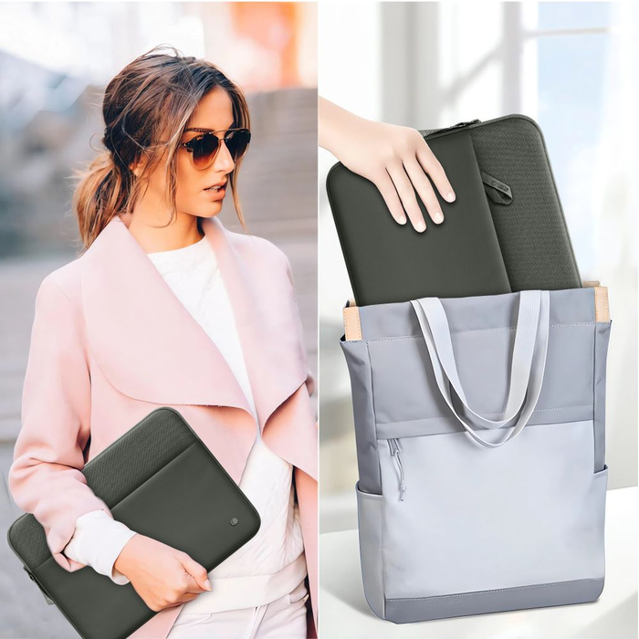 TECH-PROTECT SLEEVE LAPTOP 13-14 ARMY GREEN