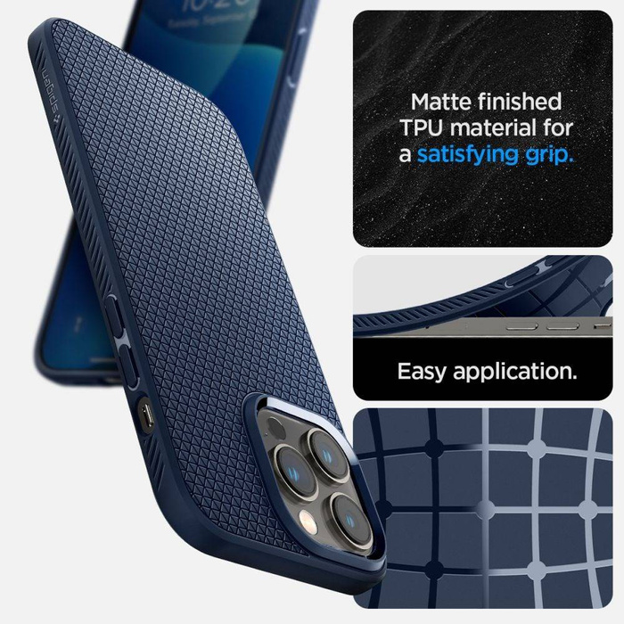 Etui Spigen Liquid Air iPhone 14 Pro Navy Blue