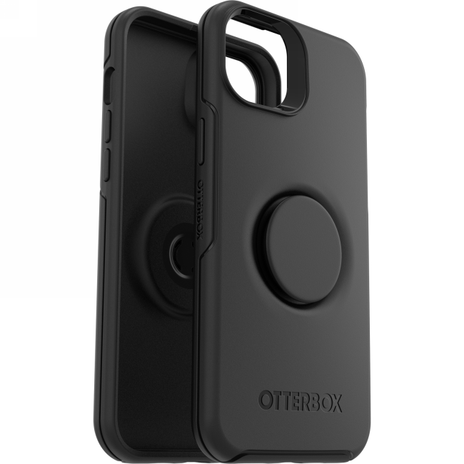 OtterBox Symmetry POP - obudowa ochronna z PopSockets do iPhone 14 Plus (czarna)