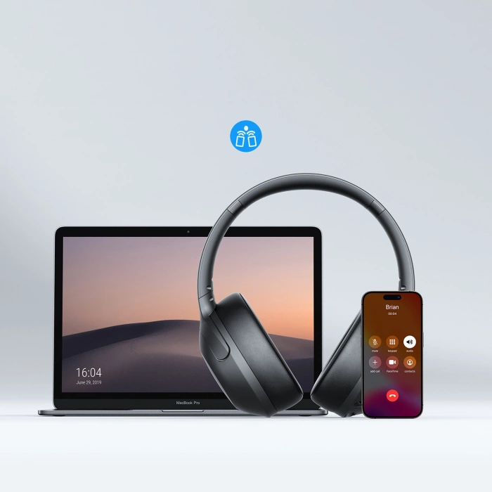 Słuchawki bezprzewodowe Joyroom J-Head Series JR-JH2 z ANC Bluetooth - czarne