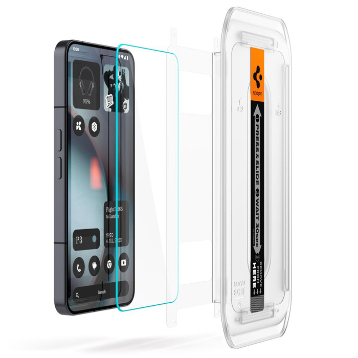 SZKŁO HARTOWANE SPIGEN NOTHING PHONE 3 GLAS.TR ”EZ FIT” 2-PACK CLEAR