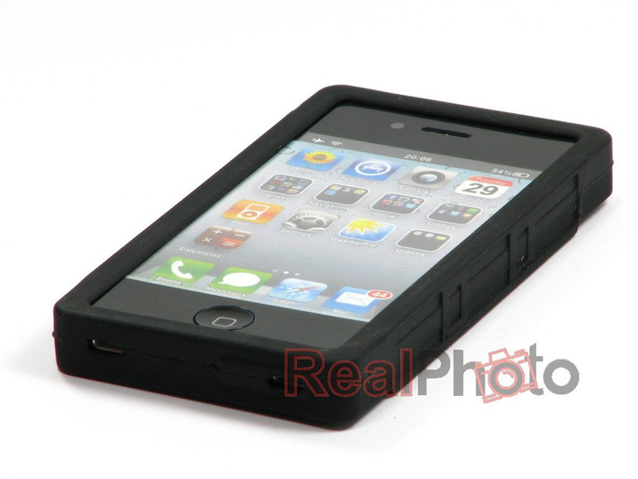 Pokrowiec Apple iPhone 4 Futerał Etui Kaseta Retro