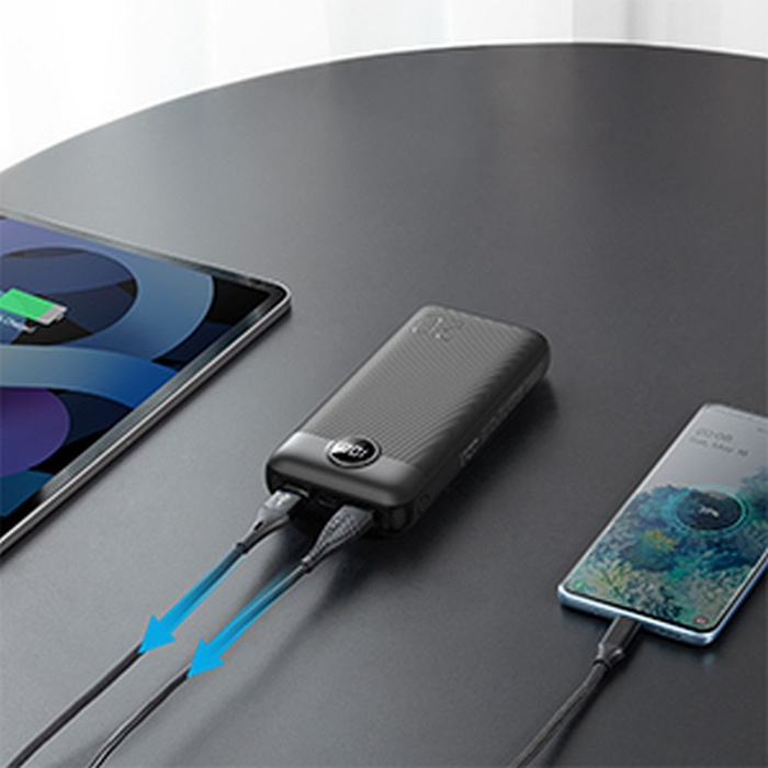 VEGER powerbank 20000 mAh PD QC3.0 2A 20W L20S (VP2039PD / W2039PD) biały