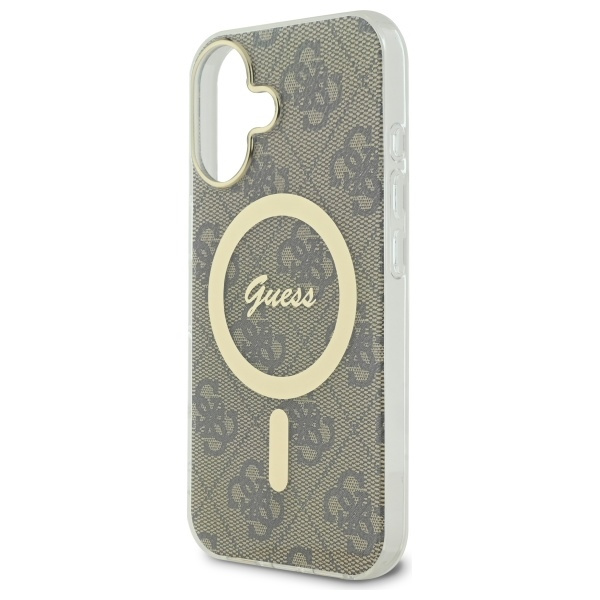 Guess GUHMP16SH4STW iPhone 16 6.1" brązowy/brown hardcase IML 4G MagSafe