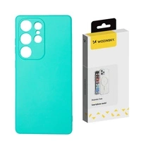 Silikonowe etui Wozinsky Silicone Case na Samsung Galaxy S25 - miętowe