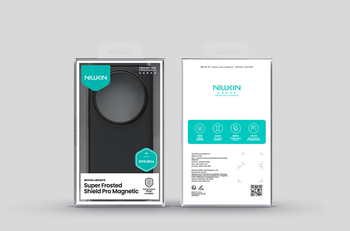 Etui Nillkin Super Frosted PRO Magnetic Back Cover for Xiaomi 15 Ultra Black