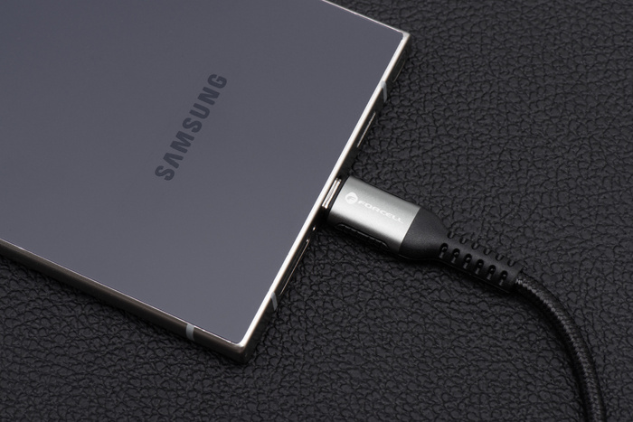 Kabel USB C do USB C Forcell F-Energy QC4.0 PD 5A 240W Cafule 2 m C263 czarny