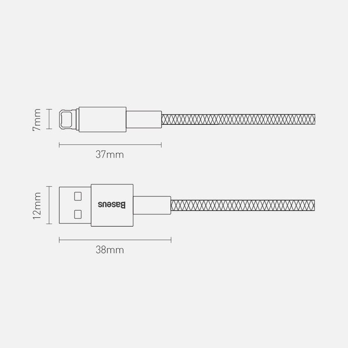 [PO ZWROCIE] Baseus Tungsten kabel USB - Lightning 2,4 A 1 m czarny (CALWJ-01)