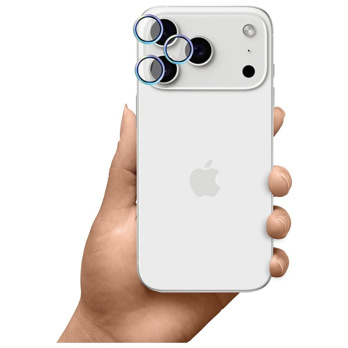 Ochrona na obiektyw aparatu 3MK iPhone 17 Pro /17 Pro Max HARDY Lens Protection Pro Wielokolorowy